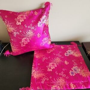 Set Of Two Indian Ethnic Cushion Covers For Home Decor, Patio.